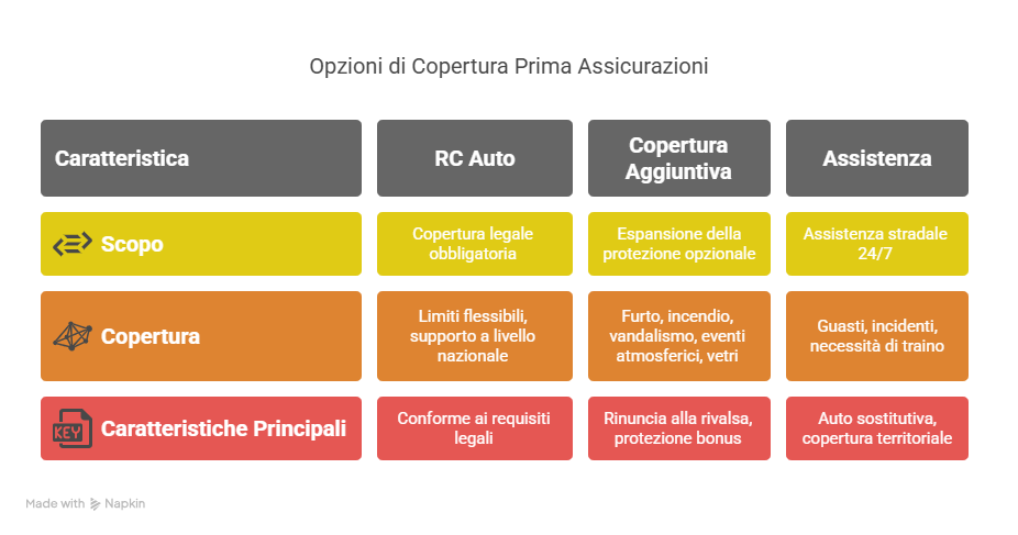 Le Coperture Disponibili per l'Assicurazione Auto a Bari con Prima Assicurazioni Le Coperture Disponibili per l'Assicurazione Auto a Bari con Prima Assicurazioni