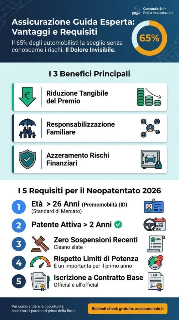 Perché il 65% degli automobilisti sceglie la Guida Esperta senza conoscerne i rischi — Il Dolore Invisibile Perché il 65% degli automobilisti sceglie la Guida Esperta senza conoscerne i rischi — Il Dolore Invisibile